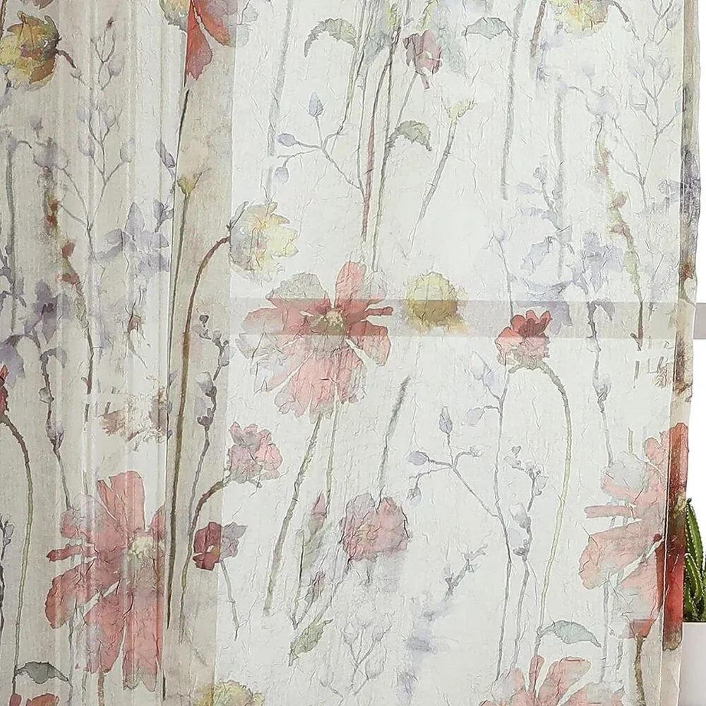 Crushed Sheer Curtains